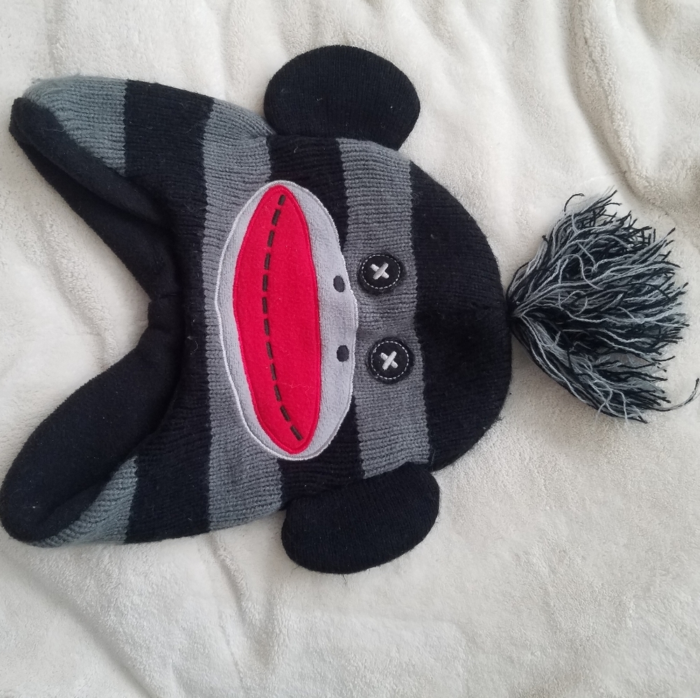 Child Monkey Knited Hat